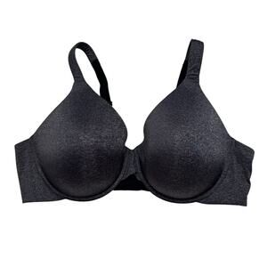 AMBRIELLE Everyday Underwire Full Coverage Bra in Heather Gray Size 44D Lined